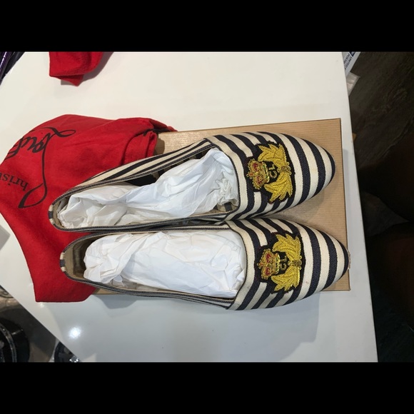 Christian Louboutin Shoes - Galia Flat America Fabric Christian Louboutin
